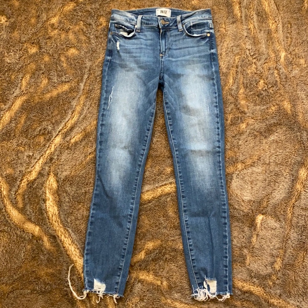 Paige Denim Verdugo Ankle Skinny Jeans 26